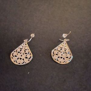 Silver earrings